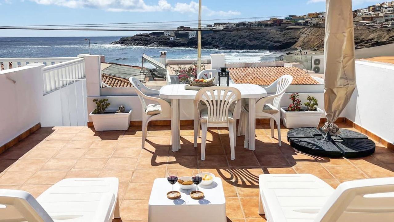 Harmony Beach House - 2Br Sea Views Terrace Villa Telde Dış mekan fotoğraf